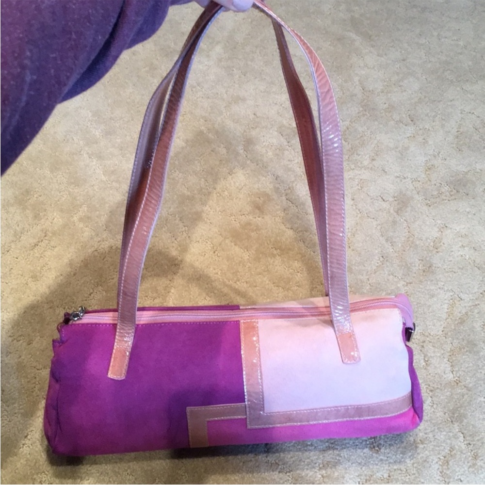 💜💕Sergio Zelcer Pink and Purple Shoulder Bag